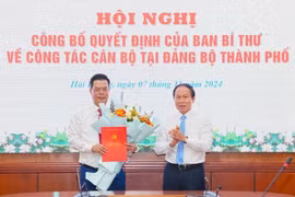 Ban Bí thư chuẩn y nhân sự Ban Thường vụ Thành ủy Hải Phòng
