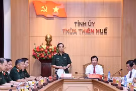Đại tướng Phan Văn Giang làm việc tại tỉnh Thừa Thiên - Huế