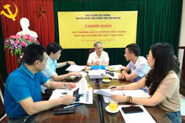 37 tác phẩm đoạt Giải thưởng Báo chí Huỳnh Thúc Kháng tỉnh Thái nguyên lần thứ I - năm 2024