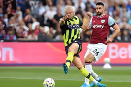 Haaland lập hat-trick, Man City đánh bại West Ham tại Ngoại hạng Anh