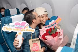 Vietnam Airlines chở tình yêu giữa hai miền đất nước