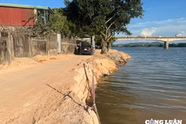 Quảng Bình: Dấu hiệu thi công ẩu, mất an toàn giao thông tại dự án đường kết hợp kè xã Quảng Thanh