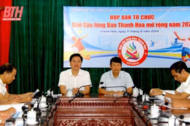 Giải Cầu lông Báo Thanh Hóa mở rộng sẽ diễn ra từ ngày 4 đến 6/10