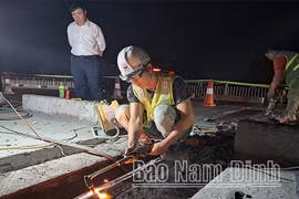 Nam Định: Sửa chữa cầu Đò Quan để đảm bảo an toàn giao thông