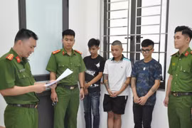 Nhóm 6 đối tượng bị bắt trong vụ án gây rối trật tự, cướp tài sản