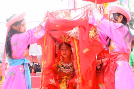 Hùng Sơn (Phú Thọ) sẵn sàng cho Lễ hội rước Chúa gái