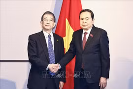 Chủ tịch Quốc hội Trần Thanh Mẫn tiếp Chủ tịch Hội Hữu nghị Nagasaki - Việt Nam