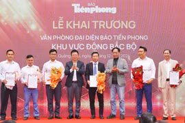 Báo Tiền Phong khai trương Văn phòng đại diện khu vực Đông Bắc Bộ