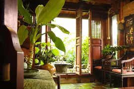 Độc đáo kiến trúc nhà gỗ 3 gian tọa lạc tầng 5 giữa lòng phố thị