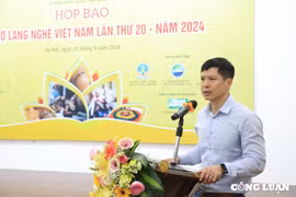 100 gian hàng tiêu chuẩn trưng bày tại Hội chợ Làng nghề lần thứ 20 năm 2024