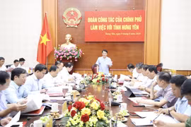 Đoàn công tác của Chính phủ làm việc với tỉnh Hưng Yên