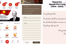 Bày tỏ lòng cảm kích và biết ơn Tổng Bí thư Nguyễn Phú Trọng qua sổ tang điện tử