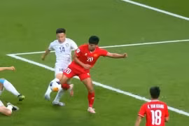 Ngọc Thắng suýt khiến U23 Việt Nam bị phạt đền trước Uzbekistan