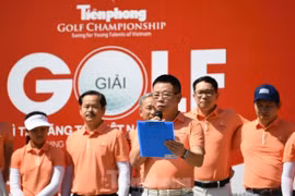 Tiền Phong Golf Championship: Chung tay giúp sinh viên có hoàn cảnh khó khăn vững bước đến trường