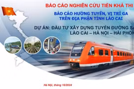 Thống nhất phương án tuyến và vị trí ga tuyến đường sắt mới Lào Cai - Hà Nội - Hải Phòng