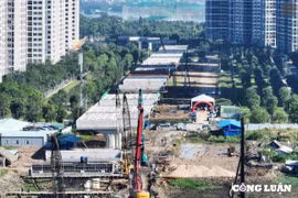 Khẩn trương thi công tuyến đường trên cao nối TP HCM và Bình Dương