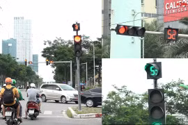 Còn nhiều ý kiến trái chiều về việc bỏ đồng hồ đếm ngược trên đèn giao thông