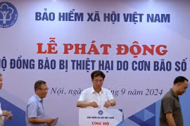 Bảo hiểm xã hội Việt Nam phát động ủng hộ đồng bào bị thiệt hại do bão số 3