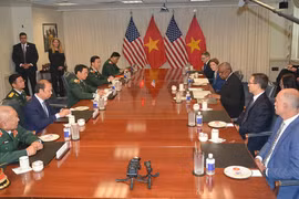 Bộ trưởng Bộ Quốc phòng Phan Văn Giang hội đàm với Bộ trưởng Quốc phòng Hoa Kỳ Lloyd Austin