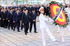 Đoàn Ban Nội chính Trung ương viếng Tổng Bí thư Nguyễn Phú Trọng