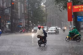 Dự báo thời tiết ngày 24/8: Khu vực Hà Nội nhiều mây, mưa vừa, mưa to và dông