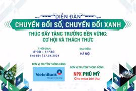 Diễn đàn chuyển đổi số, chuyển đổi xanh, thúc đẩy tăng trưởng bền vững: Cơ hội và thách thức
