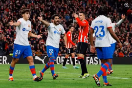 Chia điểm với Bilbao, Barca lỡ cơ hội bám đuổi Real ở La Liga