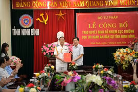 Ninh Bình có tân Cục trưởng Cục Thi hành án dân sự tỉnh