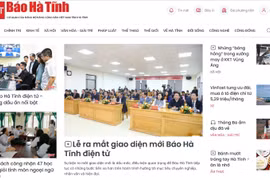 Báo Hà Tĩnh ra mắt giao diện mới, sớm hoàn thiện mô hình cơ quan truyền thông đa phương tiện