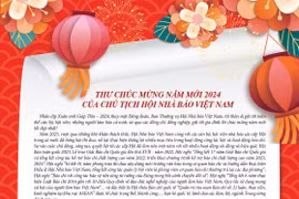 Thư chúc mừng năm mới 2024 của Chủ tịch Hội Nhà báo Việt Nam