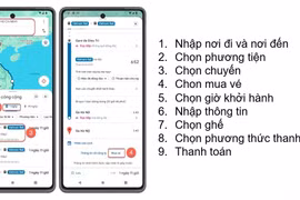 Đường sắt triển khai tính năng bán vé qua bản đồ trực tuyến
