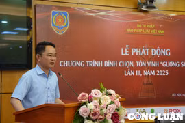 Báo Pháp luật Việt Nam triển khai chương trình tôn vinh “Gương sáng pháp luật” lần III