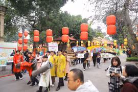 Đặc sắc nghi lễ rước diều cổ hơn 300 tuổi ở Hoàng Thành Thăng Long