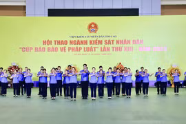 Khai mạc Hội thao ngành Kiểm sát nhân dân 'Cúp Báo Bảo vệ pháp luật' lần thứ XIII - 2024