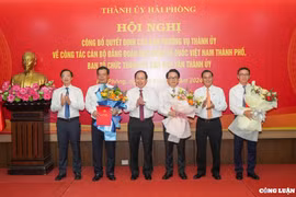 Thành ủy Hải Phòng công bố các quyết định về công tác cán bộ