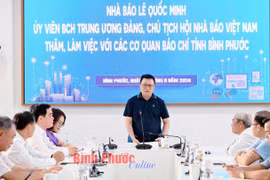 Chủ tịch Hội Nhà báo Việt Nam Lê Quốc Minh: Các báo Đảng địa phương cần tăng cường ứng dụng công nghệ làm báo hiện đại