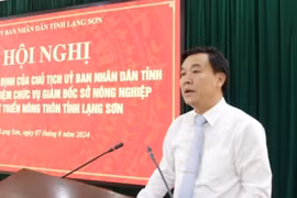 Sở Nông nghiệp và Phát triển nông thôn tỉnh Lạng Sơn có tân Giám đốc