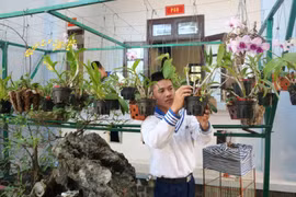 Nhà báo Nguyễn Hồng Sáng - Báo Quân đội Nhân dân: Ngắm hoa lan nở giữa Trường Sa