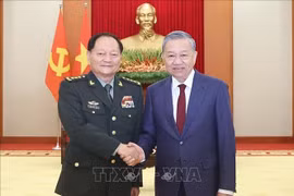 Tổng Bí thư Tô Lâm tiếp Phó Chủ tịch Quân ủy Trung ương Trung Quốc
