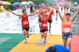Giải marathon quốc tế Hà Nội Techcombank mùa 3: Hành trình của tinh thần thể thao kiên định, mạnh mẽ