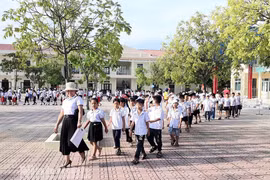 Học sinh Ninh Bình tựu trường sớm nhất vào ngày 22/8/2024
