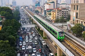 Hà Nội đẩy nhanh việc đầu tư đường sắt đô thị tuyến Cát Linh - Hà Đông kéo dài
