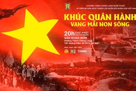 Đài Hà Nội tổ chức chương trình nghệ thuật chính luận đặc biệt mang tên 'Khúc quân hành vang mãi non sông'