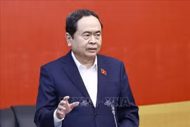 Chủ tịch Quốc hội Trần Thanh Mẫn làm việc với Ban Thường vụ Thành ủy Hải Phòng