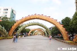 TP HCM: Hoàn tất thu dọn Đường hoa Nguyễn Huệ, hai linh vật rồng được lưu lại đến hết tháng Giêng