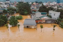 Tổng công ty Điện lực miền Bắc thông tin về tình hình mưa lũ và sạt lở đất ảnh hưởng đến hệ thống lưới điện ở một số tỉnh phía Bắc