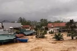 Quảng Ninh: Ảnh hưởng Hoàn lưu bão số 3 gây vỡ công trình thủy lợi