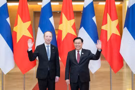 Chủ tịch Quốc hội Vương Đình Huệ chủ trì Lễ đón chính thức Chủ tịch Quốc hội Phần Lan Jussi Halla-aho