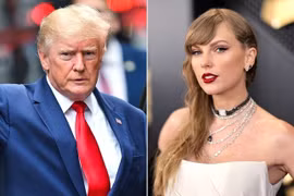 Ông Trump bất ngờ chia sẻ loạt ảnh về Taylor Swift
