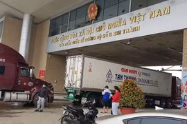 Dịp Tết xuất khẩu hơn 15 triệu đô la Mỹ trái cây Nam Bộ qua cửa khẩu Kim Thành